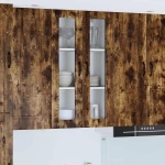 vidaXL Κρεμαστό ντουλάπι κουζίνας Καπνιστό Δρύς 60 x 31 x 100 εκ.