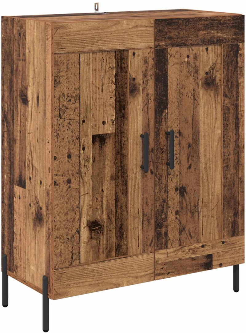 vidaXL Highboard Παλιό Ξύλο 69,5 x 34 x 180 εκ. Επεξεργασμένο ξύλο