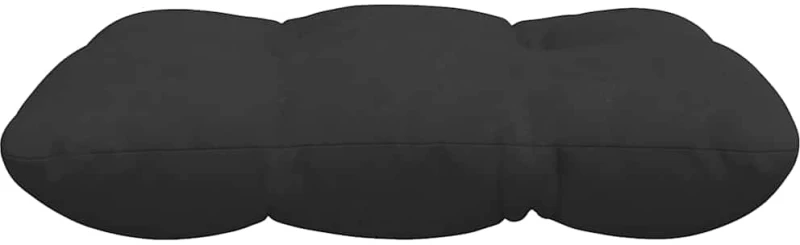 vidaXL Μαξιλάρια καθισμάτων 4 pcs Μαύρο 40 x 40 cm Ύφασμα Μικροΐνας