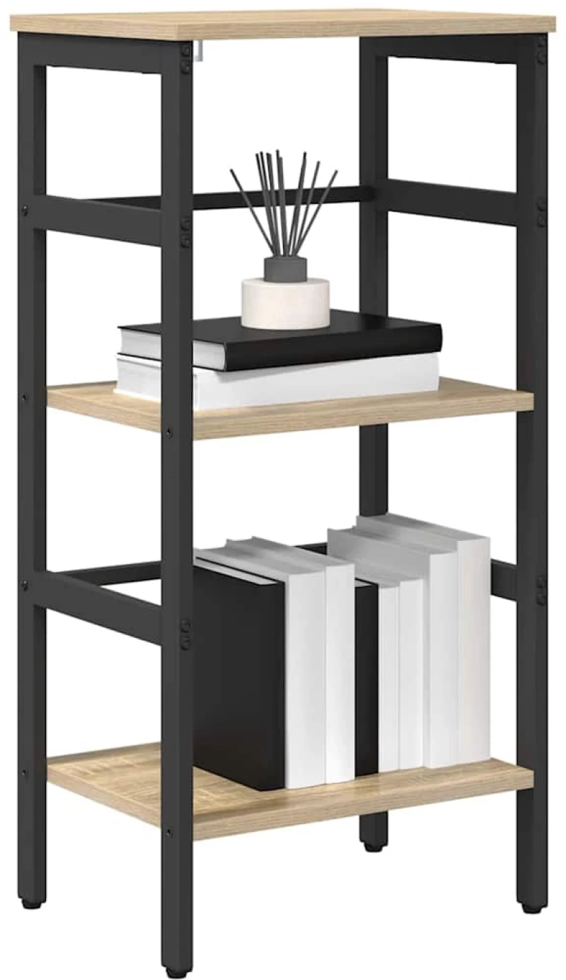 vidaXL Ράφι Βιβλίων Δρύς Sonoma 40 x 29,5 x 81 εκ Επεξεργασμένο ξύλο