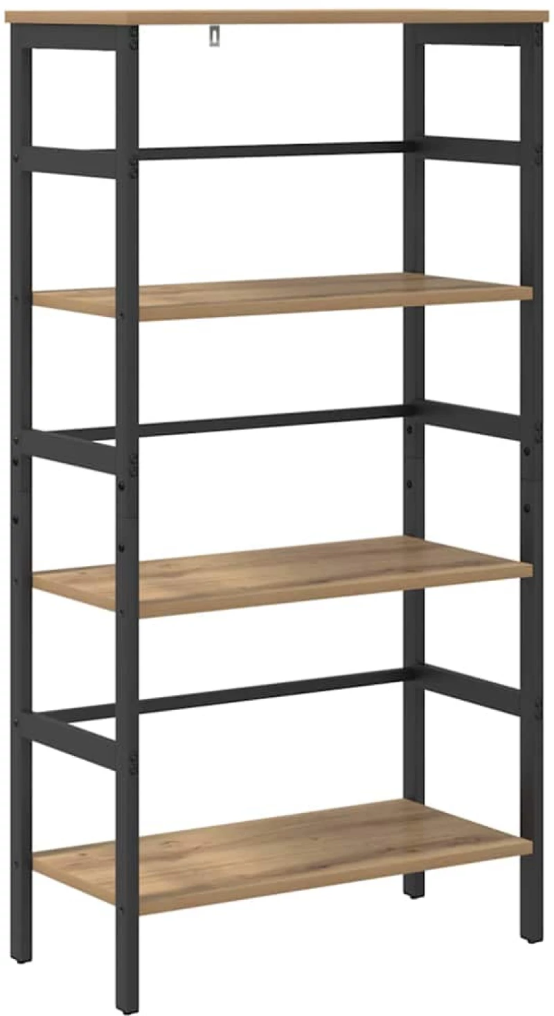 vidaXL Ράφι Βιβλίων Artisan Oak 60 x 29,5 x 115 εκ Επεξεργασμένο ξύλο
