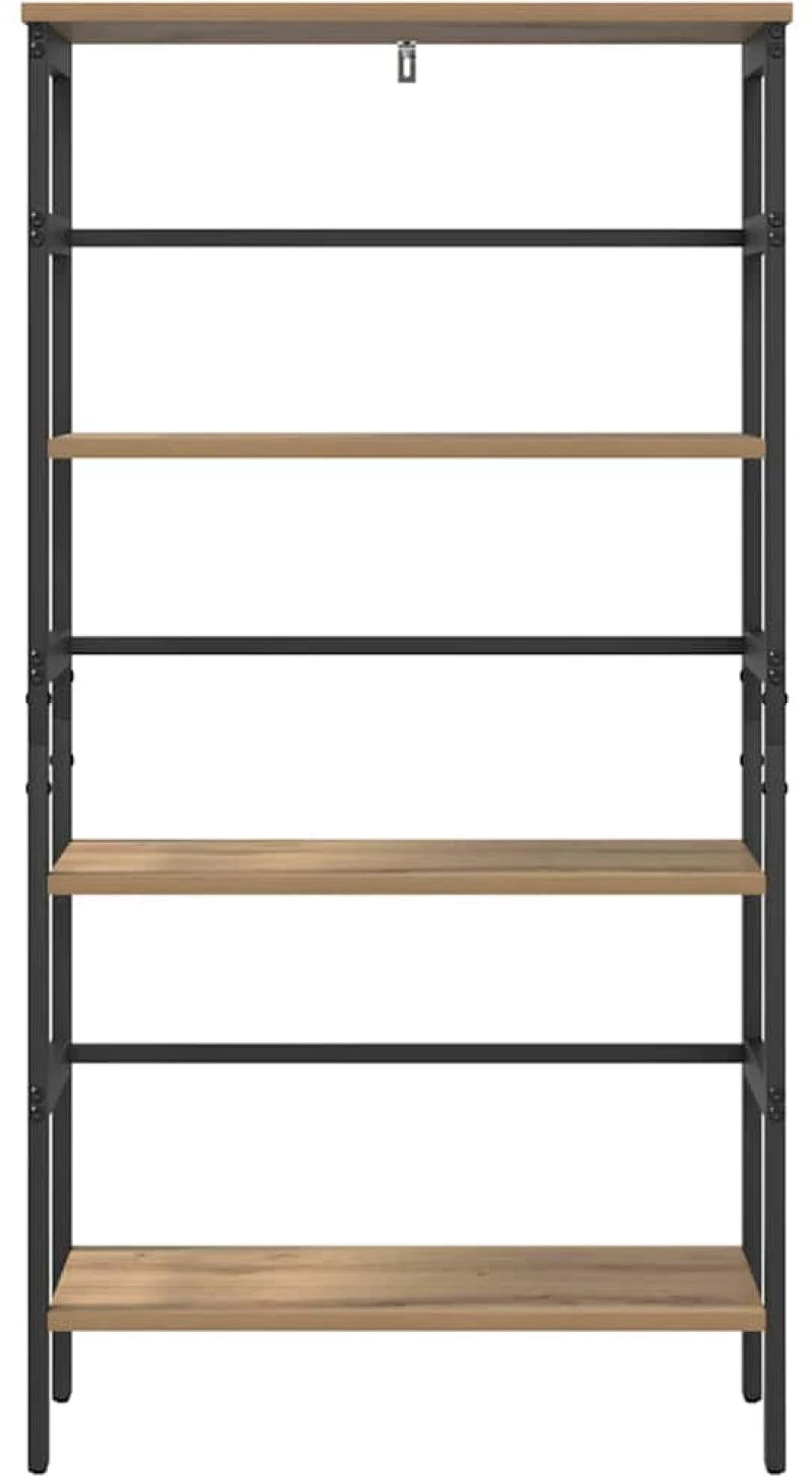 vidaXL Ράφι Βιβλίων Artisan Oak 60 x 29,5 x 115 εκ Επεξεργασμένο ξύλο