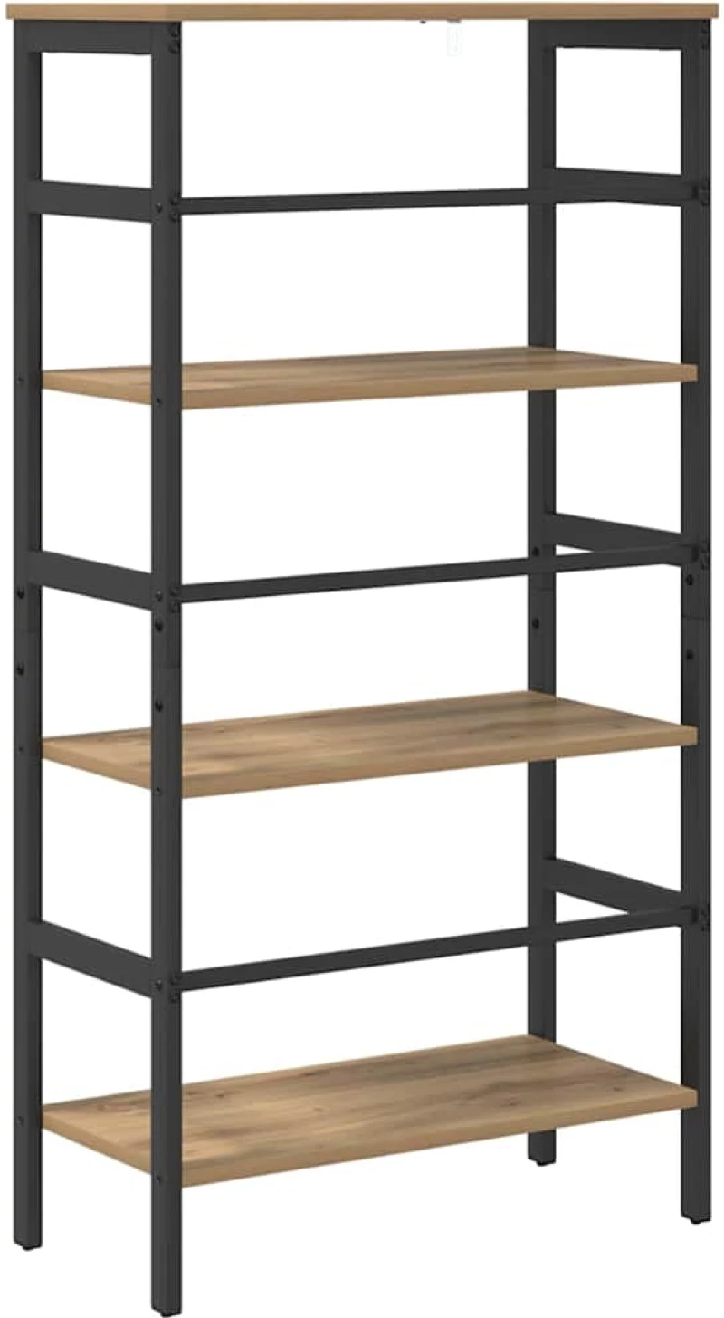 vidaXL Ράφι Βιβλίων Artisan Oak 60 x 29,5 x 115 εκ Επεξεργασμένο ξύλο