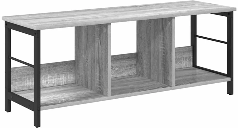 vidaXL Ράφι Βιβλίων Γκρίζο Σονομα 102 x 32 x 40,5 εκ.