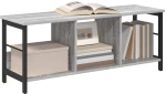 vidaXL Ράφι Βιβλίων Γκρίζο Σονομα 102 x 32 x 40,5 εκ.