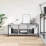 vidaXL Ράφι Βιβλίων Γκρίζο Σονομα 102 x 32 x 40,5 εκ.