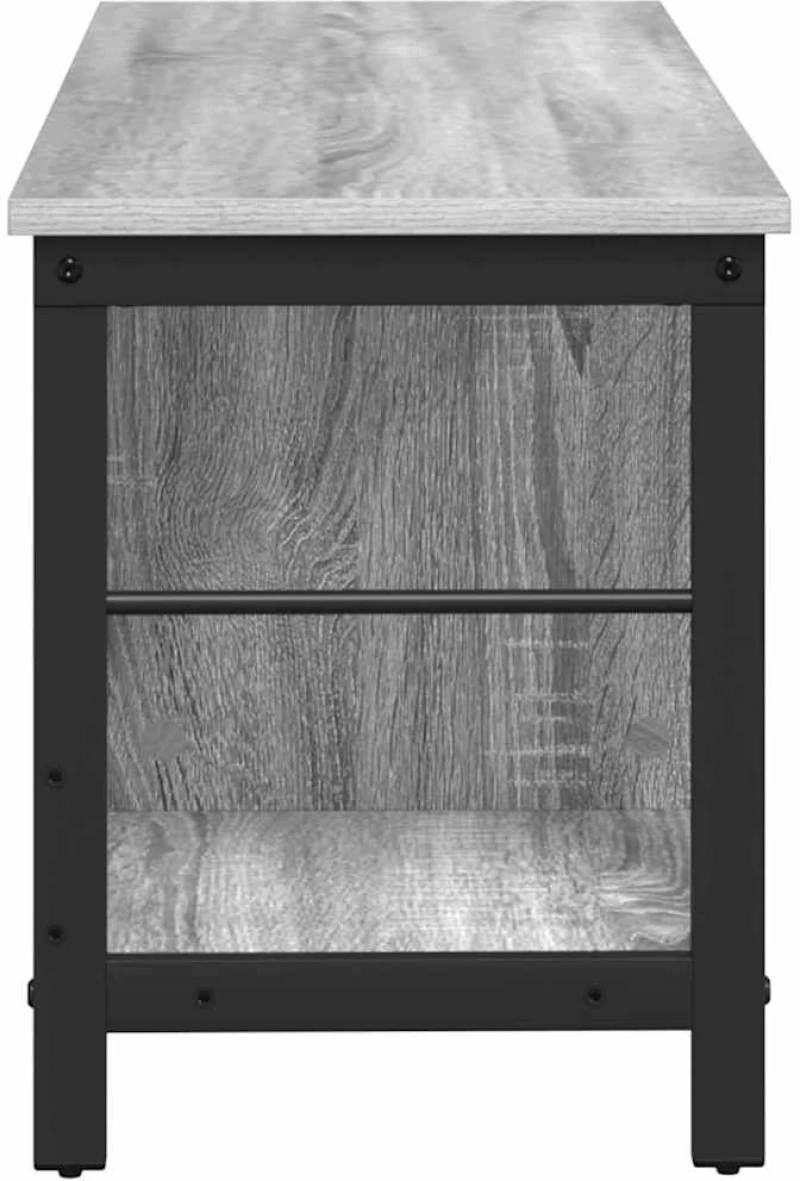 vidaXL Ράφι Βιβλίων Γκρίζο Σονομα 102 x 32 x 40,5 εκ.