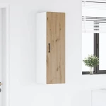 vidaXL Κρεμαστό ντουλάπι κουζίνας Artisan Oak 30 x 31 x 100 εκ.