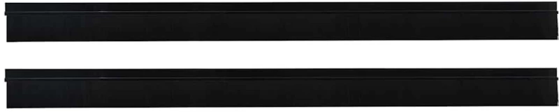 vidaXL Αυτοκόλλητες σφραγίδες πόρτας 2 pcs Μαύρο 100 cm