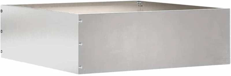 vidaXL Περίγραμμα γκαζόν 6 pcs Ασημί 40 x 40 x 13 cm Ανοξείδωτο ατσάλι