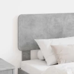 vidaXL Κεφαλάρι με κεφαλάρι Σκυρόδεμα Γκρι 80 cm Επεξεργασμένο ξύλο
