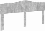 vidaXL Κεφαλάρι με κεφαλάρι Σκυρόδεμα Γκρι 180 cm Επεξεργασμένο ξύλο
