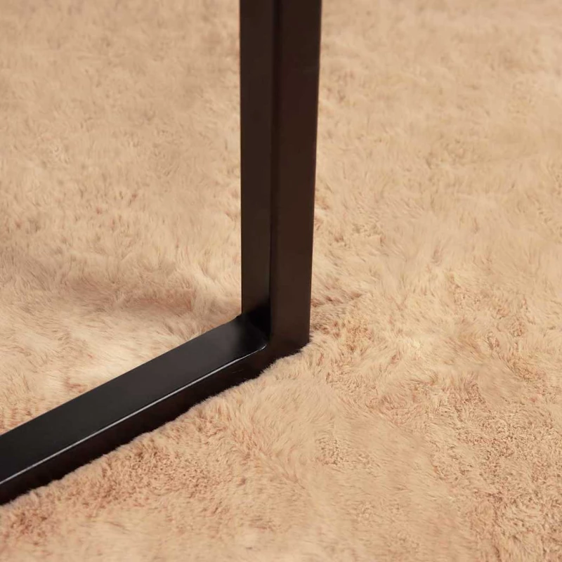 vidaXL Χαλιά Ψεύτικου Κουνελιού Olite Taupe 80 x 150 cm Πολυεστέρας