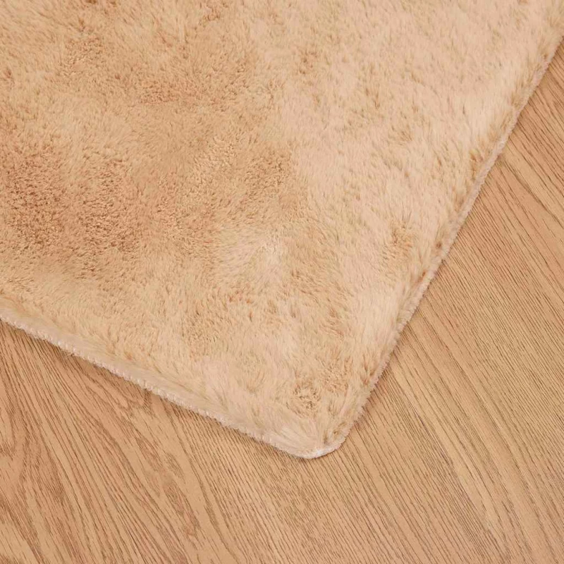 vidaXL Χαλιά Ψεύτικου Κουνελιού Olite Taupe 80 x 150 cm Πολυεστέρας