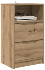 vidaXL Κομοδίνα 2 pcs Artisan Oak 40 x 30 x 467 εκ Επεξεργασμένο ξύλο