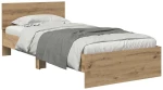 vidaXL Σκελετός Κρεβατιού Artisan Oak 90 x 190 cm Επεξεργασμένο ξύλο