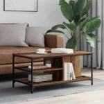 vidaXL Τραπεζάκι σαλονιού Παλιό Ξύλο 100 x 50 x 45 cm