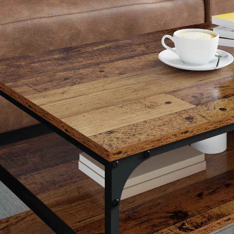 vidaXL Τραπεζάκι σαλονιού Παλιό Ξύλο 100 x 50 x 45 cm