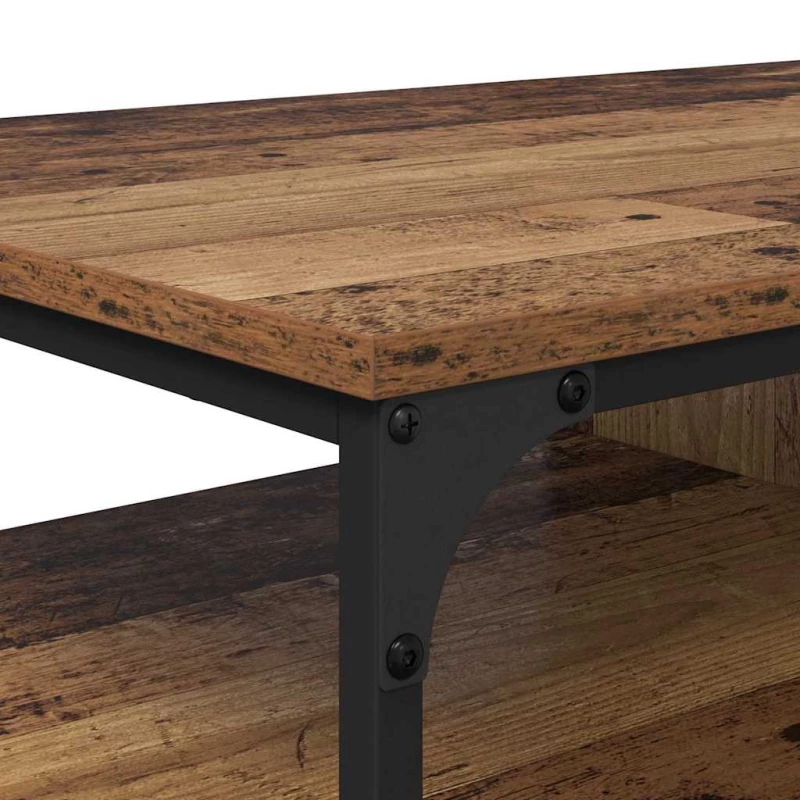 vidaXL Τραπεζάκι σαλονιού Παλιό Ξύλο 100 x 50 x 45 cm