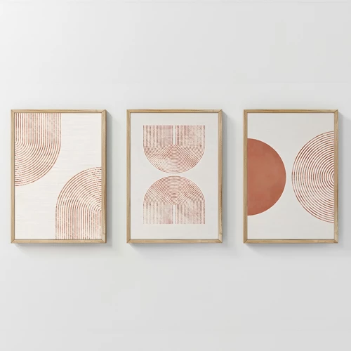 Πίνακας Chilen pakoworld τρίπτυχος με ψηφιακή εκτύπωση και πλαίσιο 33x1.5x48εκ