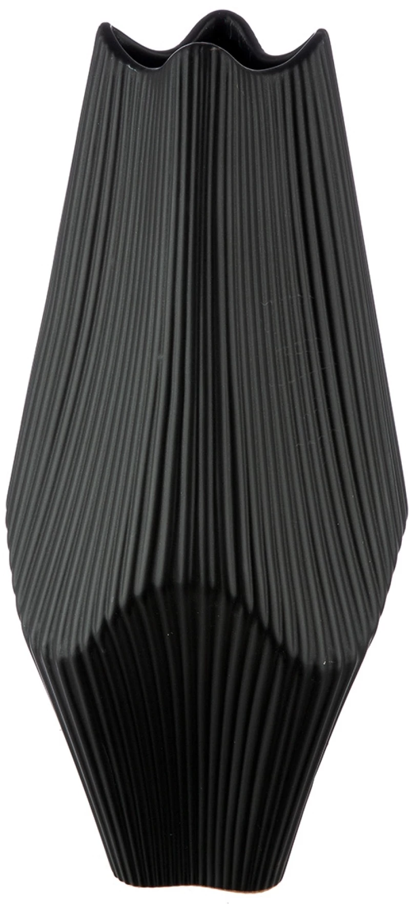 Βάζο Κεραμικό Μαύρο 15X15X30Cm 15X15X30Cm