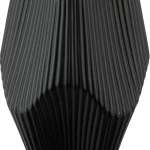 Βάζο Κεραμικό Μαύρο 15X15X30Cm 15X15X30Cm