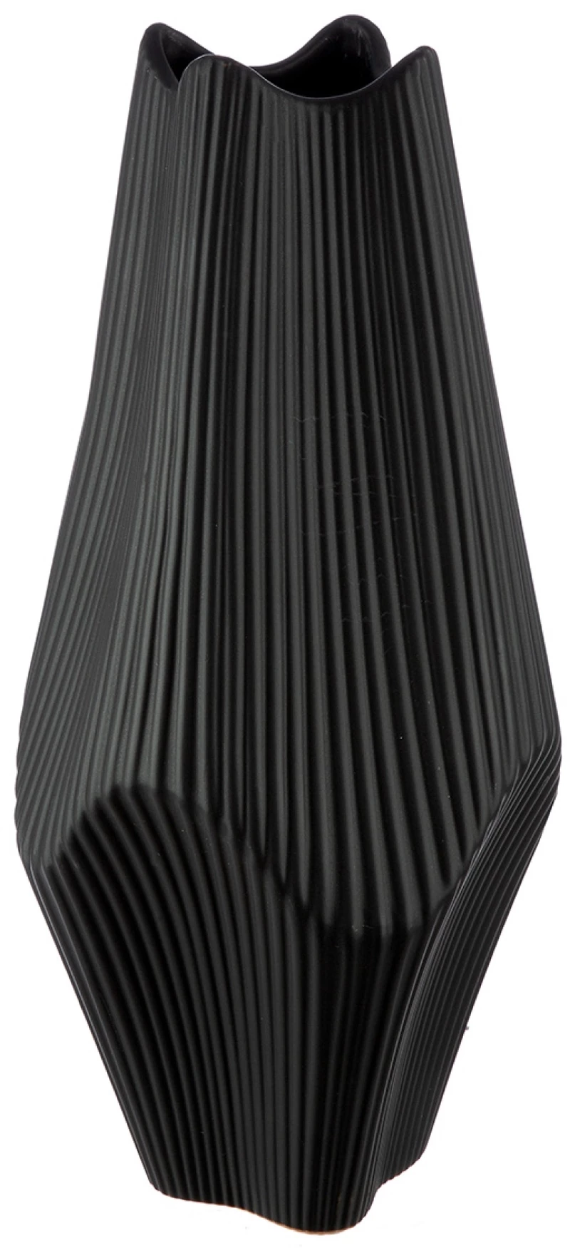 Βάζο Κεραμικό Μαύρο 15X15X30Cm 15X15X30Cm