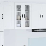vidaXL Κρεμαστό ντουλάπι κουζίνας με ράφι Λευκό 60 x 31 x 80 εκ.
