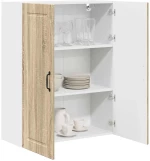 vidaXL Κρεμαστό ντουλάπι κουζίνας Δρύς Sonoma 80 x 31 x 100 εκ.