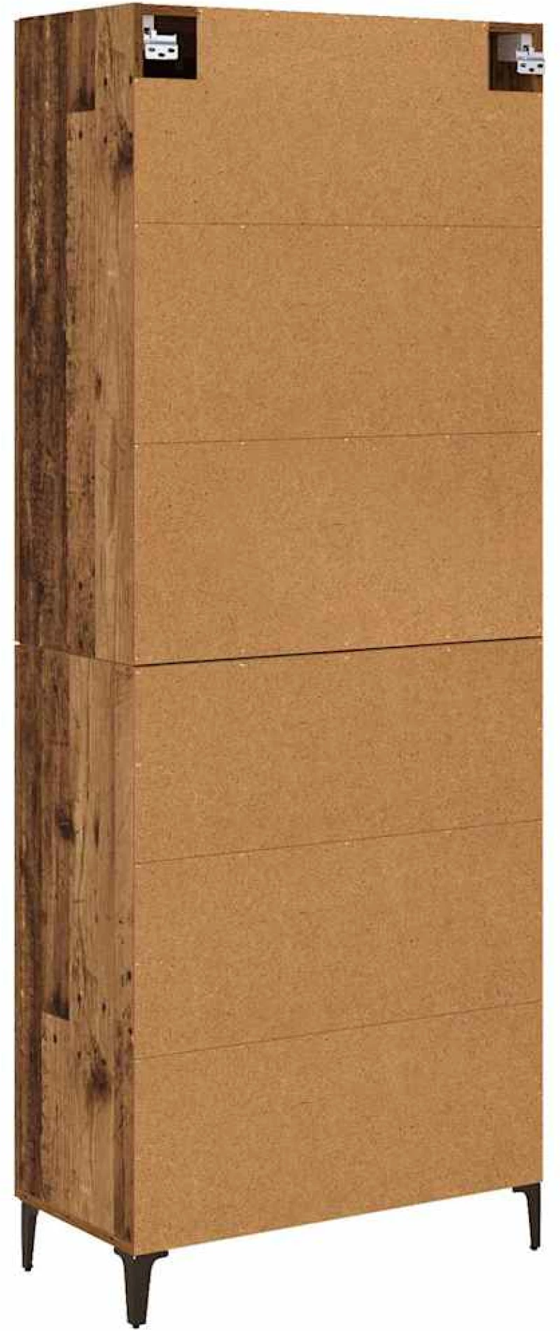 vidaXL Highboard Παλιό Ξύλο 69,5 x 34 x 180 εκ. Επεξεργασμένο ξύλο