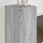 vidaXL Ντουλάπι Τηλεόρασης Τοίχου 2 pcs Γκρίζο Σονομα 30 x 31 x 60 εκ