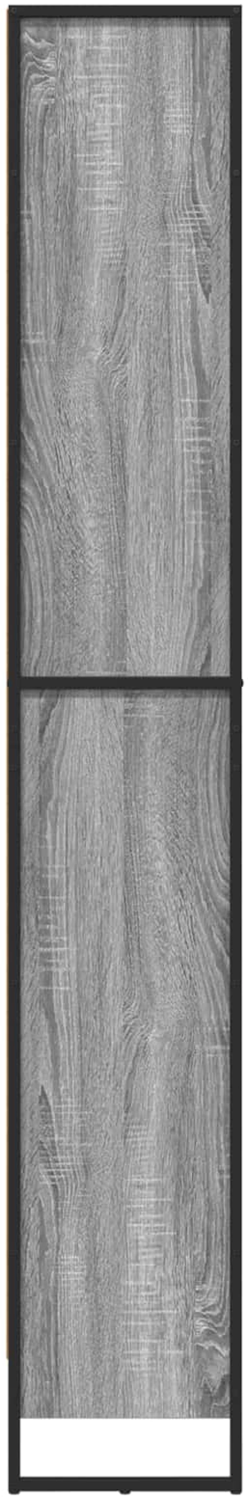 vidaXL Βιβλιοθήκη 2 pcs Γκρίζο Σονομα 80 x 30 x 155 εκ