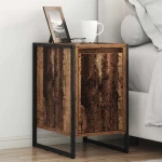 vidaXL Κομοδίνο 2 pcs Παλιό Ξύλο 39,5 x 30 x 50 εκ Επεξεργασμένο ξύλο