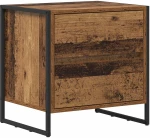 vidaXL Κομοδίνο 2 pcs Παλιό Ξύλο 50 x 39.5 x 50 εκ. Επεξεργασμένο ξύλο