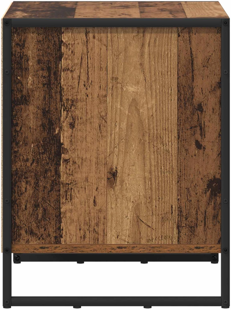 vidaXL Κομοδίνο 2 pcs Παλιό Ξύλο 50 x 39.5 x 50 εκ. Επεξεργασμένο ξύλο