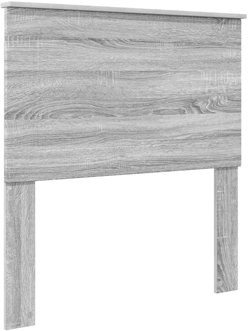 vidaXL Κρεβάτι Αποθήκης Γκρίζο Σονομα 90 x 190 cm Επεξεργασμένο ξύλο