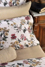 Σετ Παπλωματοθήκη Down Town S-868 Beige Flower - Υπέρδιπλη 240x250
