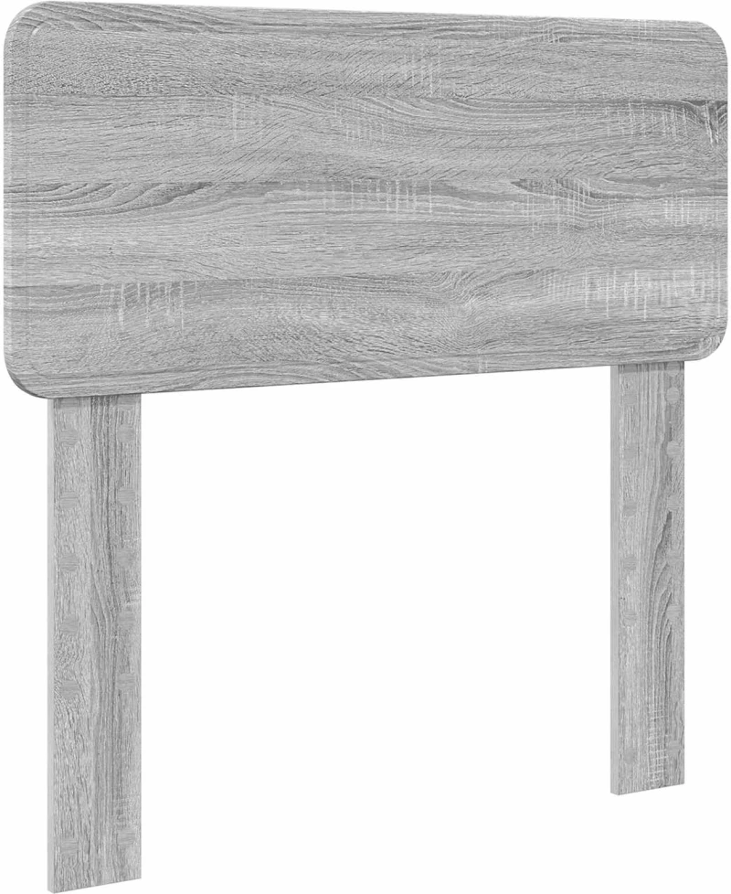 vidaXL Σκελετός Κρεβατιού Γκρίζο Σονομα 75 x 190 cm Επεξεργασμένο ξύλο