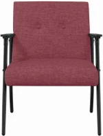 vidaXL Πολυθρόνα Κόκκινο 59 x 75 x 78 εκ ύφασμα