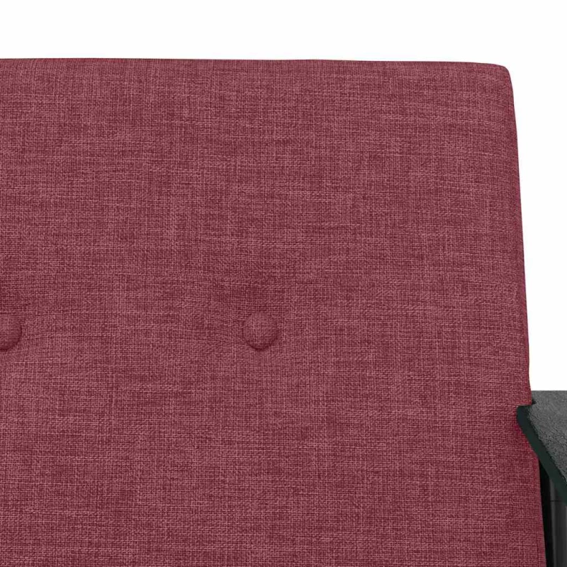 vidaXL Πολυθρόνα Κόκκινο 59 x 75 x 78 εκ ύφασμα