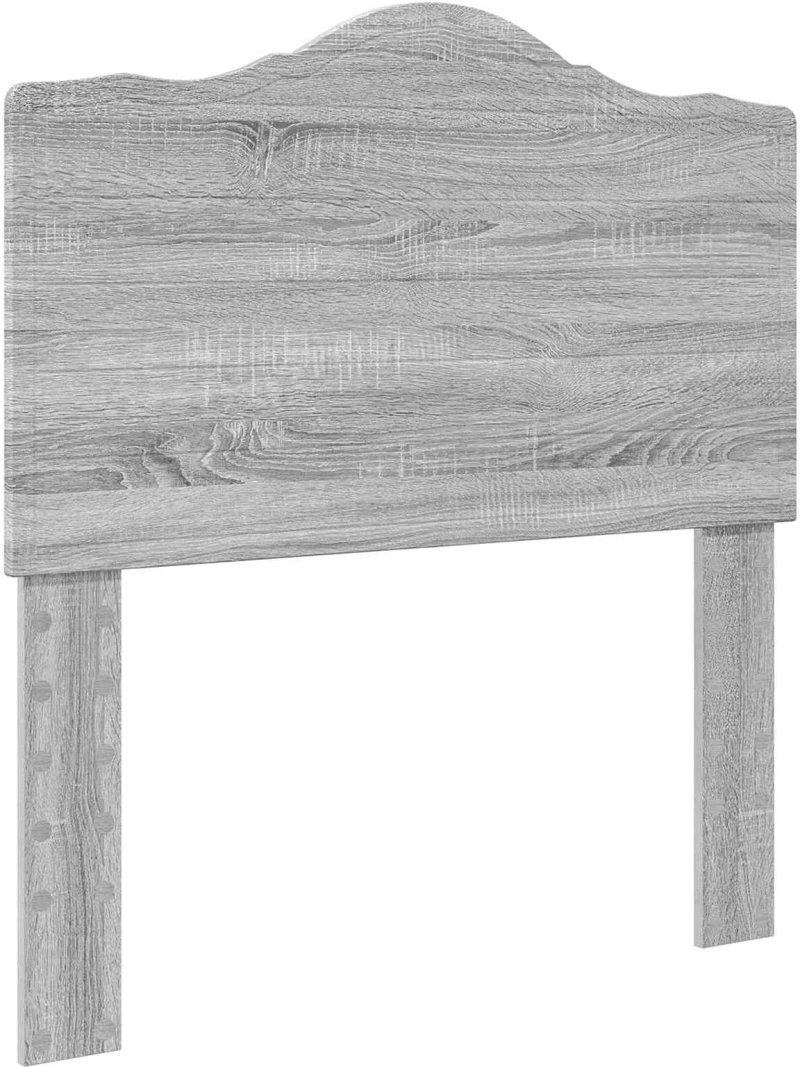 vidaXL Σκελετός Κρεβατιού Γκρίζο Σονομα 75 x 190 cm Επεξεργασμένο ξύλο