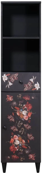 vidaXL Ντουλάπι Μπάνιου με συρτάρι Πολύχρωμο 38 x 33,5 x 160 εκ