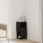 vidaXL Γωνιακό Ντουλάπι Λευκό 25,5x25x55εκ Επεξεργασμένο ξύλο