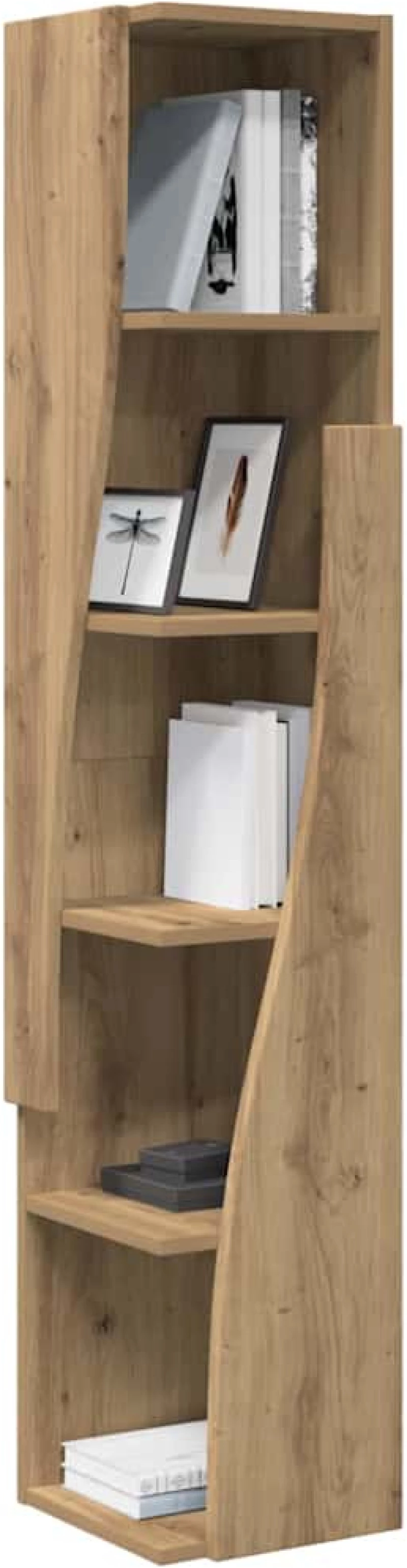 vidaXL Γωνιακό Ντουλάπι Λευκό 27,5x27x140εκ Επεξεργασμένο ξύλο
