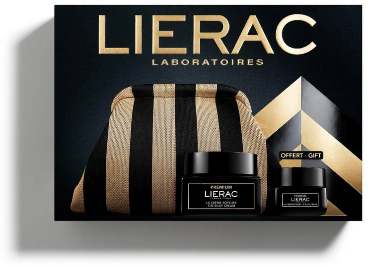 Lierac | Promo Premium The Silky Cream 50ml & ΔΩΡΑ The Eye Cream 20ml & Νεσεσέρ | 1σετ