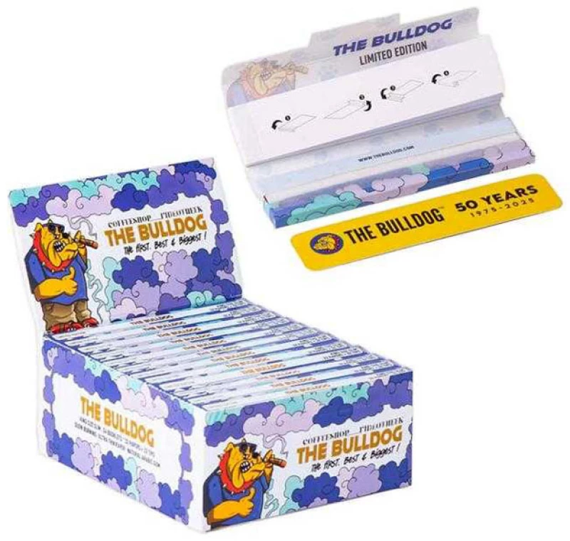 The Bulldog Χαρτάκια - 50 Years Limited Edition King Size Slim & Tips - 24τεμ.