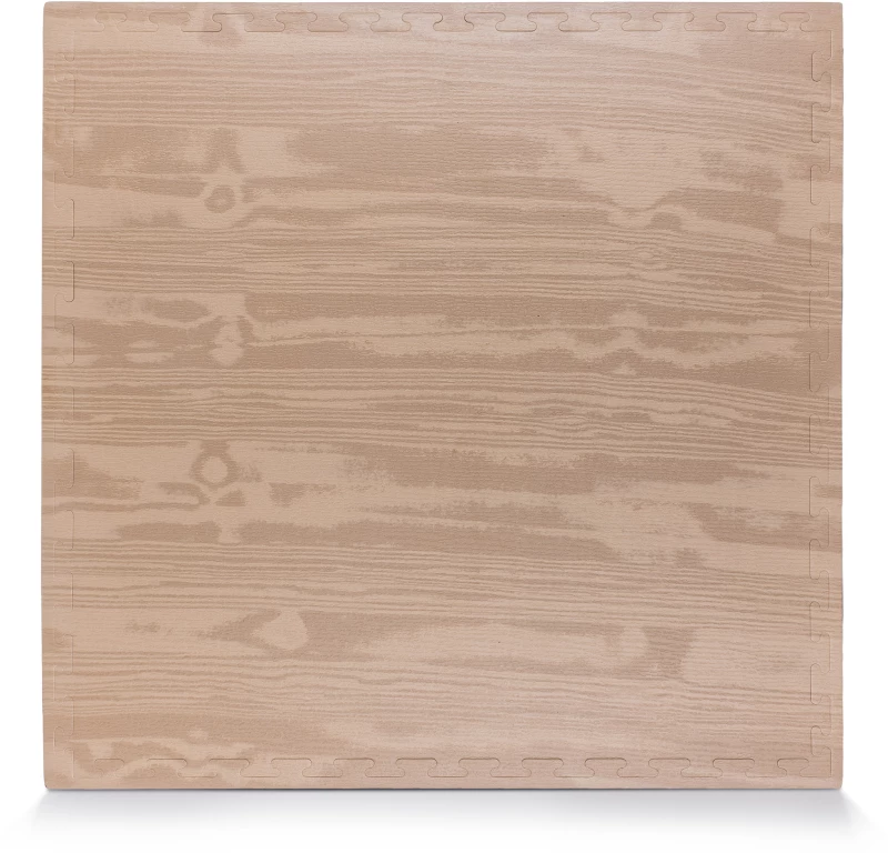 Δάπεδο Προστασίας Puzzle EVA 100x100x2,5 cm – Ξύλο / Μαύρο 36653