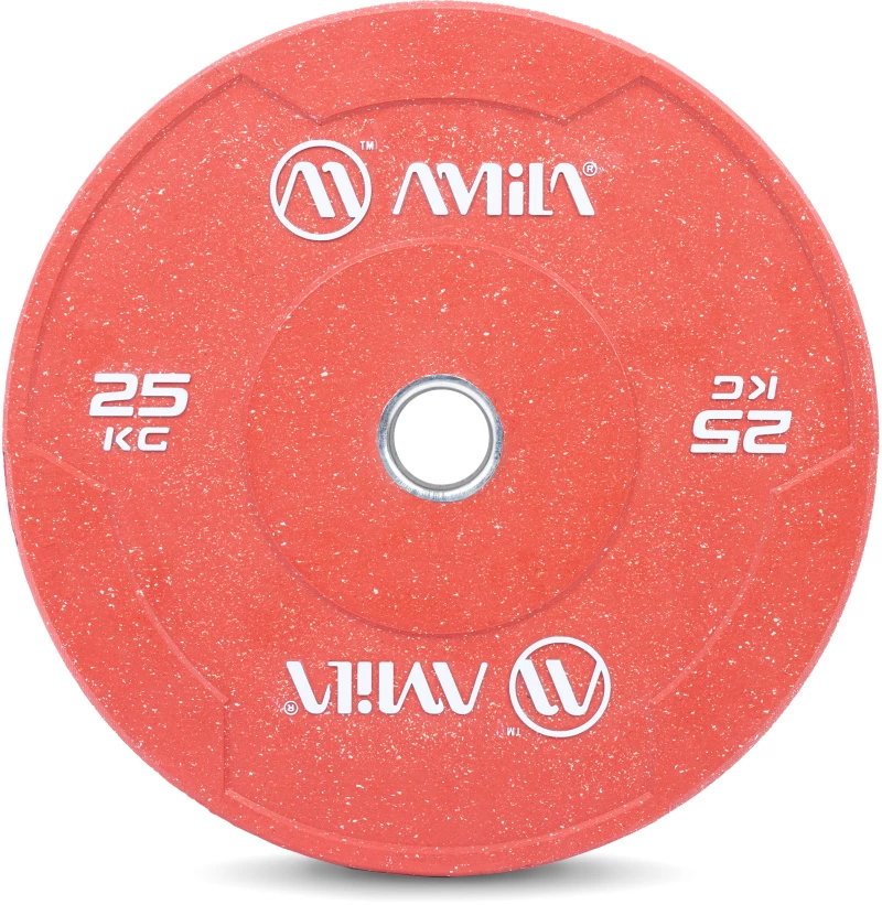 Δίσκος Color Bumper Plate Slim 50 mm 25 Kg – Κόκκινο 84850