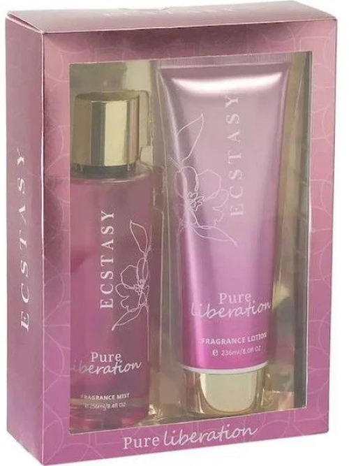 Ecstasy Set Pure Liberation Body Mist 250ml & Body Lotion 236ml