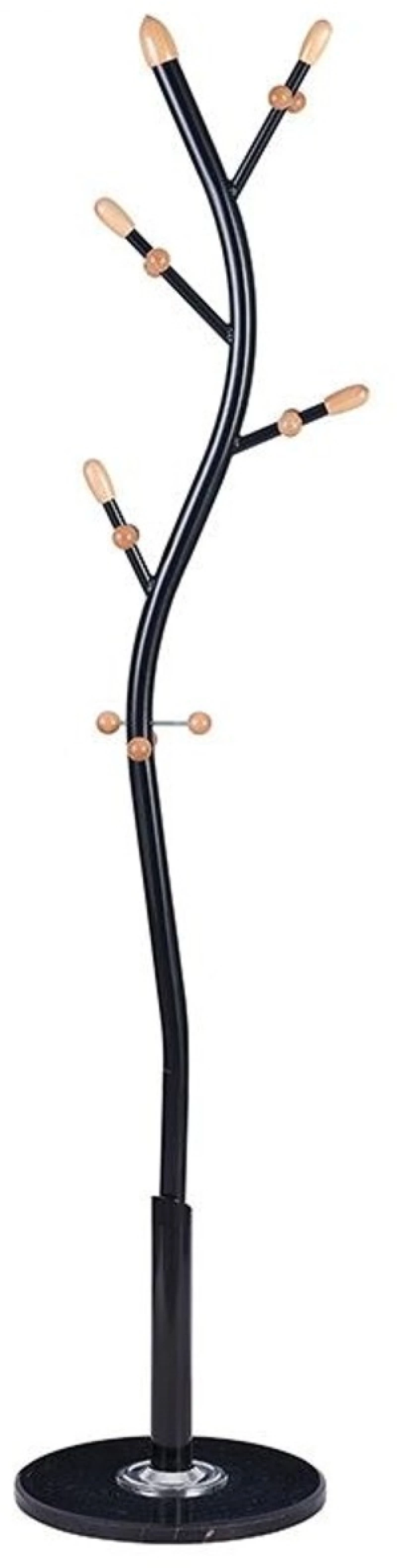 VenCore Arbor Black 5520-10001 - Καλόγερος Ρούχων Μεταλλικός Μαύρος 37x37x171cm